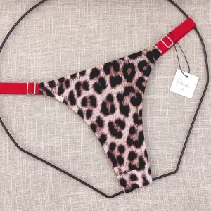Panty less animal rojo