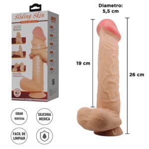 dildo vertebrado 26 cm